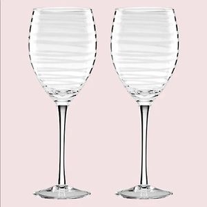 Kate Spade Charlotte Street wine glass set (2 glasses)